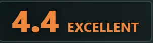 Detail: 4.4, excellent