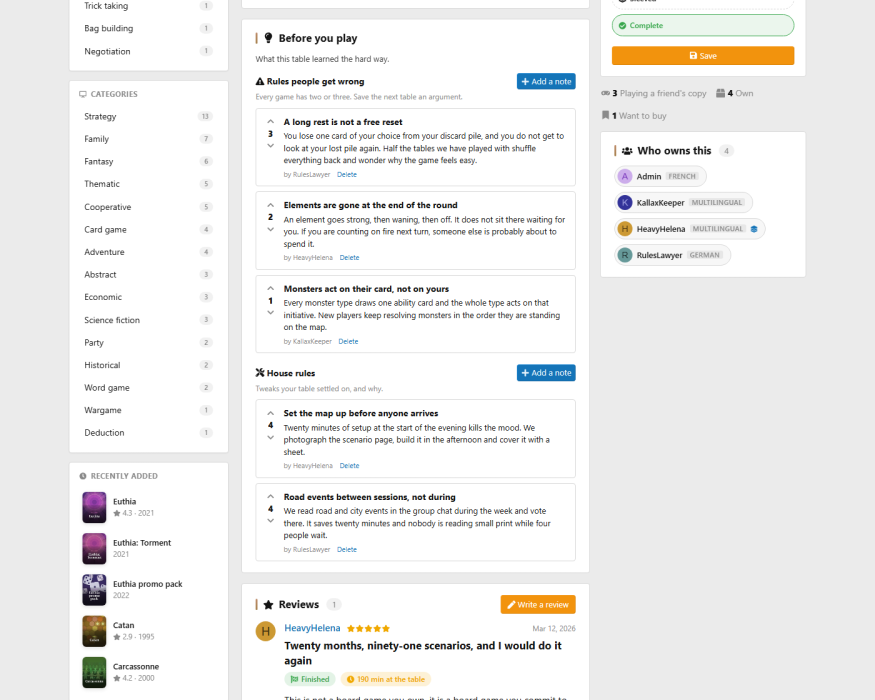 BoardGameHub
