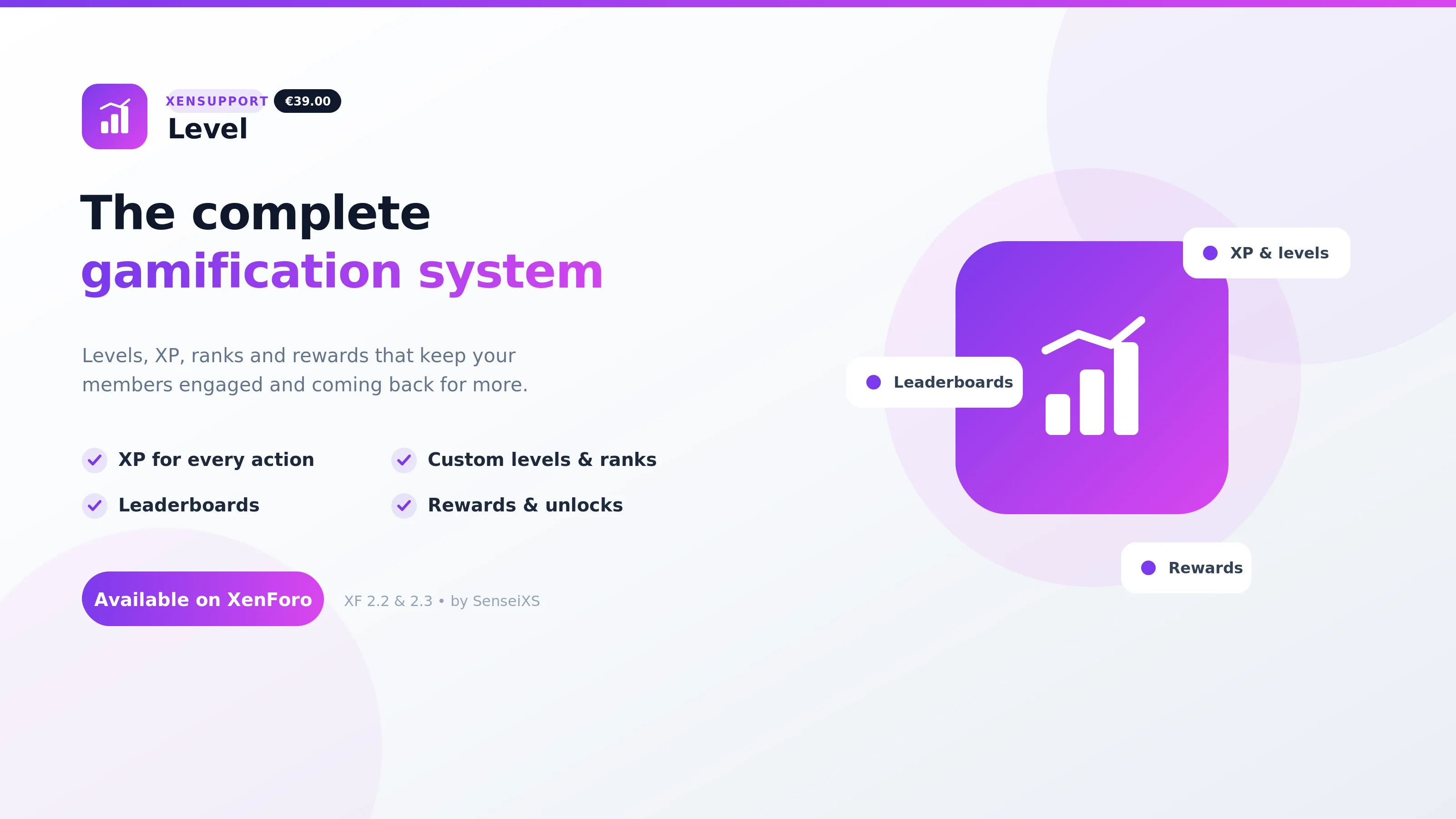 Level — Complete Gamification & XP System