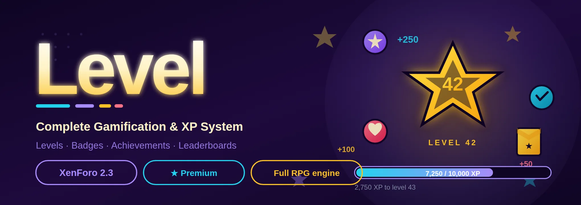 Level — Complete Gamification & XP System